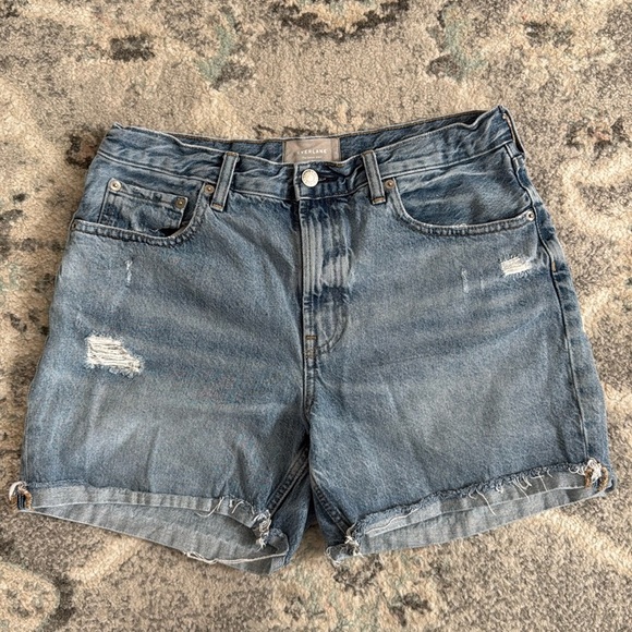 Everlane Organic Cotton The Denim Jean Shorts - Picture 1 of 13